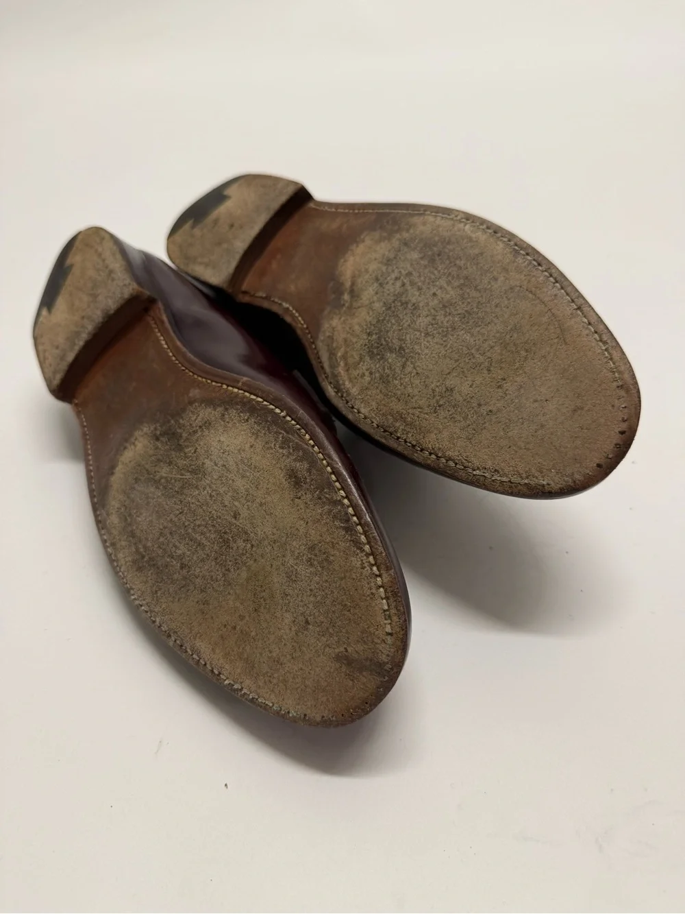 Crockett & Jones Men’s Cordovan Leather Penny Loafers